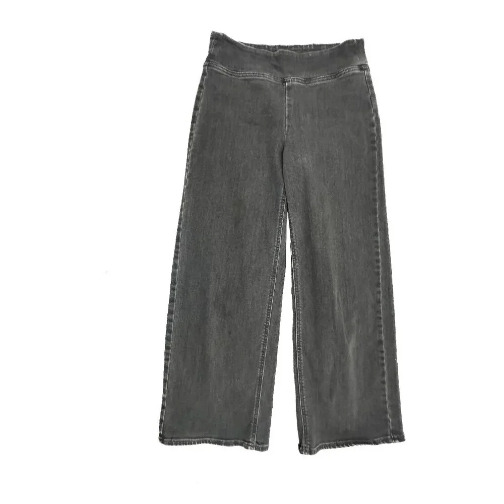 Old Navy High Rise Weekender Wide‎ Leg Women's size 4 Black Denim jeans